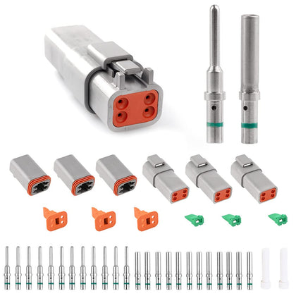 JRready ST6114 front packaging showing three connector housings and terminals for quick identification and readiness