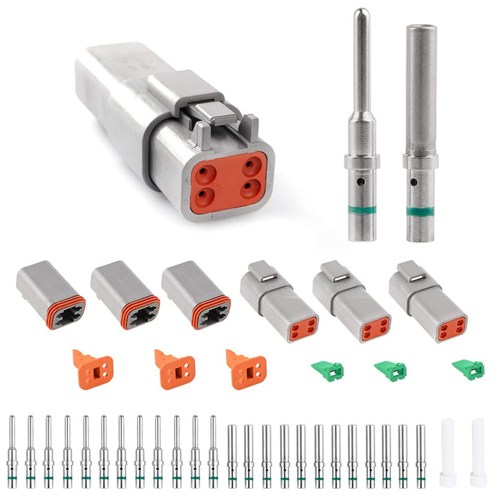 JRready ST6114 front packaging showing three connector housings and terminals for quick identification and readiness