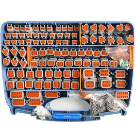 JRready kit overview showing all 708 DT connector components and organization for quick selection