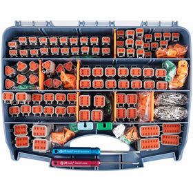 JRready front packaging showing complete DT connector kit and convenience
