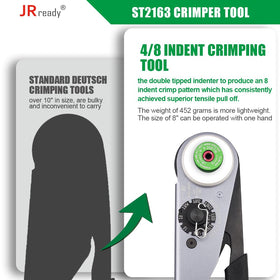 JRready contacts beside ruler for scale to visualize size-20 terminal dimensions