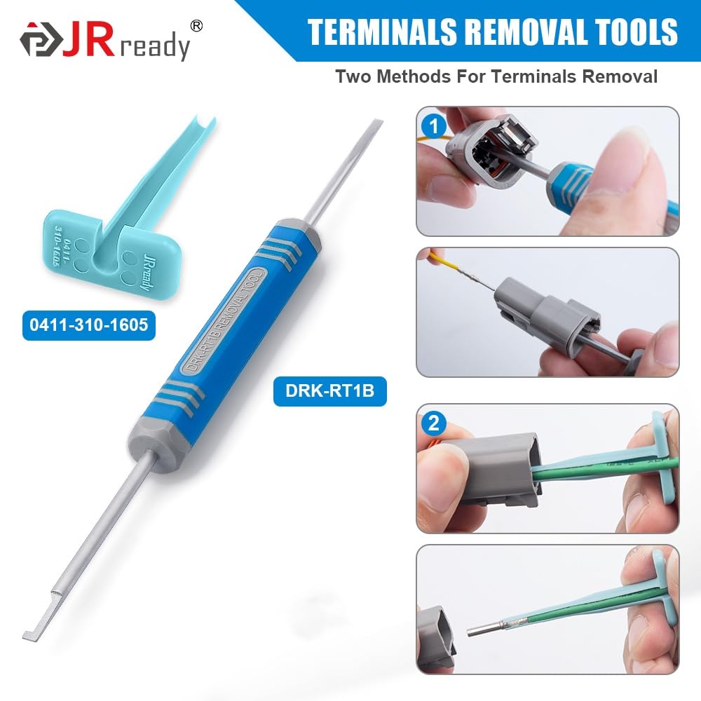 JRready open toolkit layout with connectors and tools for fast installation