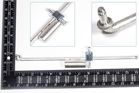 JSDAN linkage next to ruler for size scale helping proper part verification