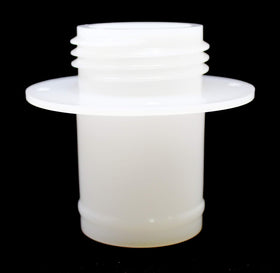 JSP Manufacturing filler neck close-up displaying translucent material for fuel visibility