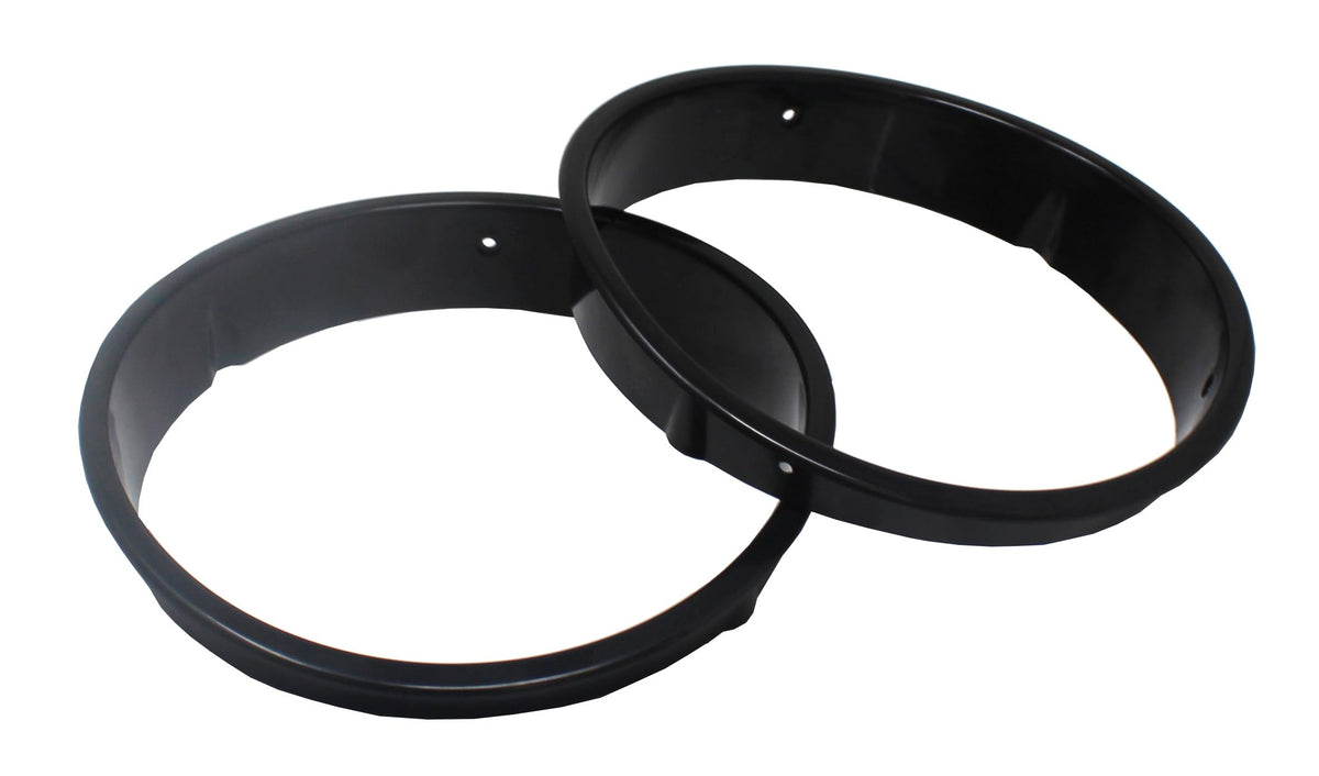 JSP Manufacturing front bezel pair showing black cosmetic trim and quick visual upgrade