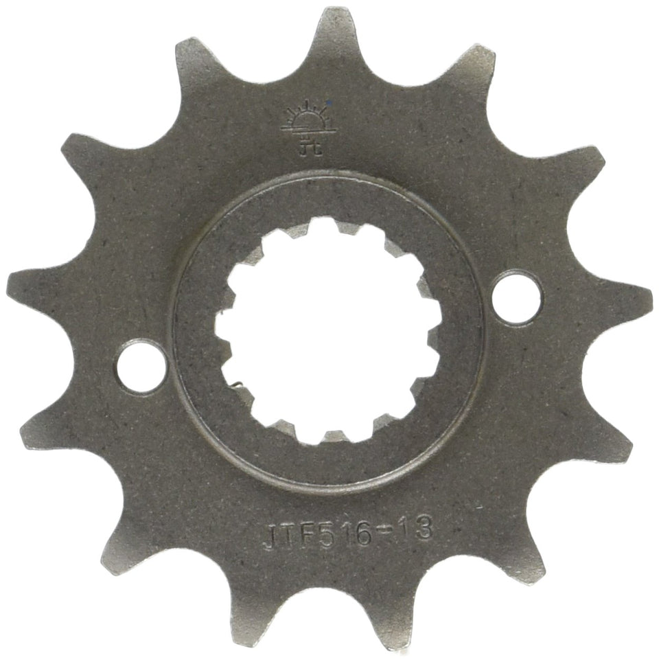 JT front sprocket black front view showing fitment and durable finish
