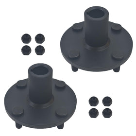 jtfrkope hub front view showing flange and lug holes for secure wheel mounting