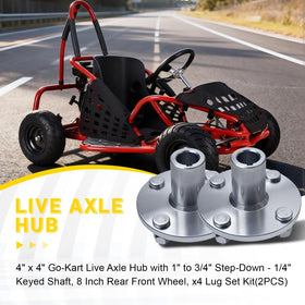 jtfrkope side profile of hub highlighting step-down shaft interface