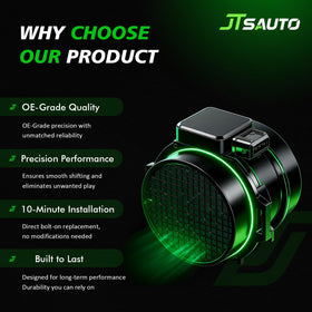 JTSAUTO MAF installed under hood in intake tract, restores engine drivability