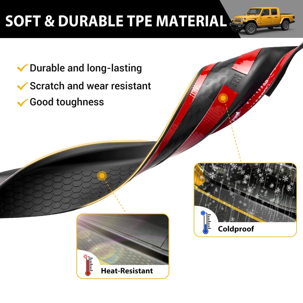 JTYZSM adhesive backing detail enabling quick peel-and-stick