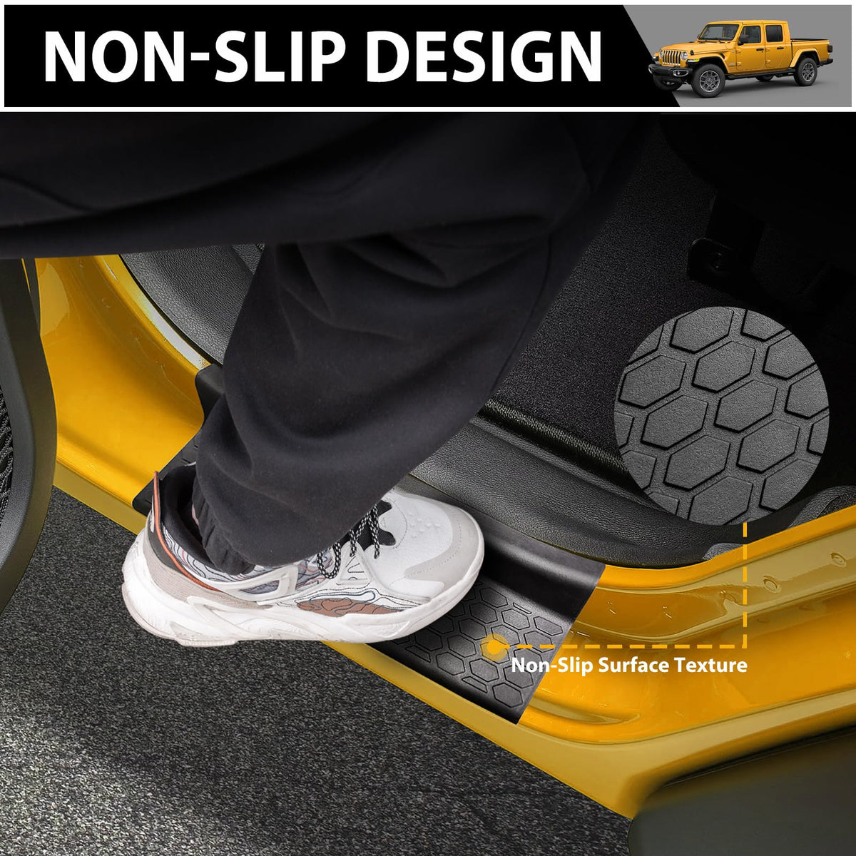 JTYZSM installed driver side sill guard protecting original finish