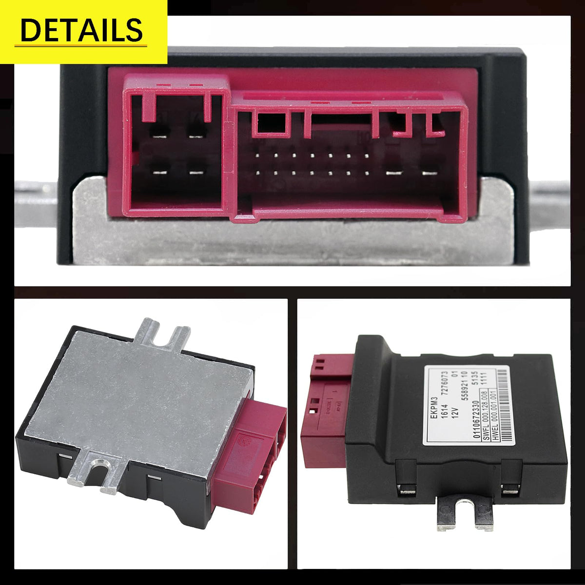 JUEWUCB side profile casing label showing durable construction benefit