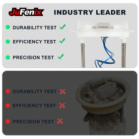 JuFenix sender arm and float image demonstrating accurate fuel-level readings