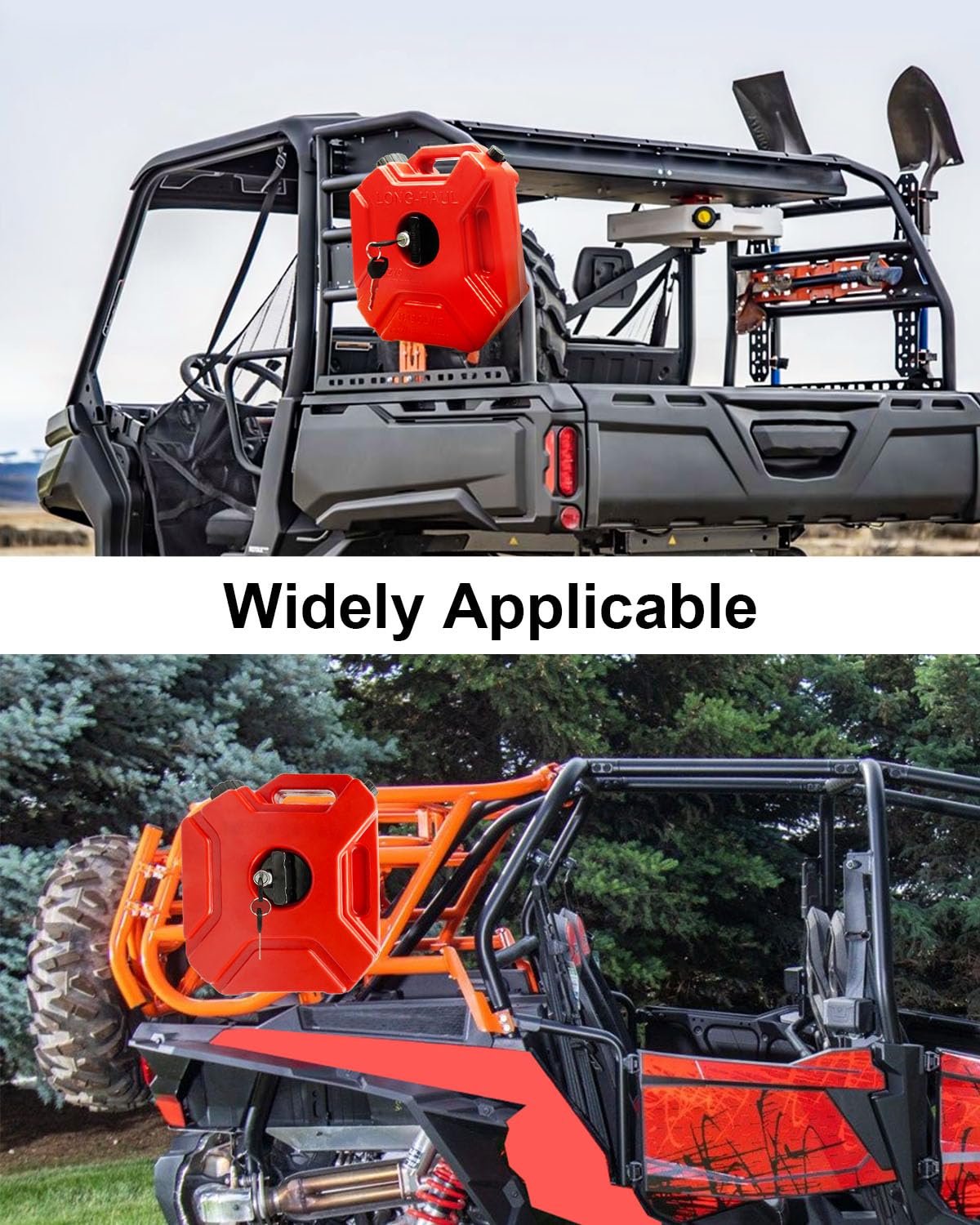 JUFWKO next to a hand for size comparison illustrating portable, lightweight design