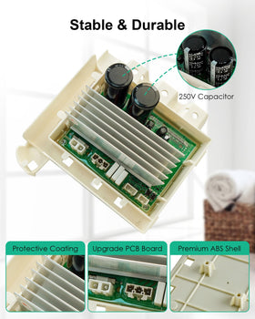 JUFZQO inverter control board installed in Samsung washer improving motor stability