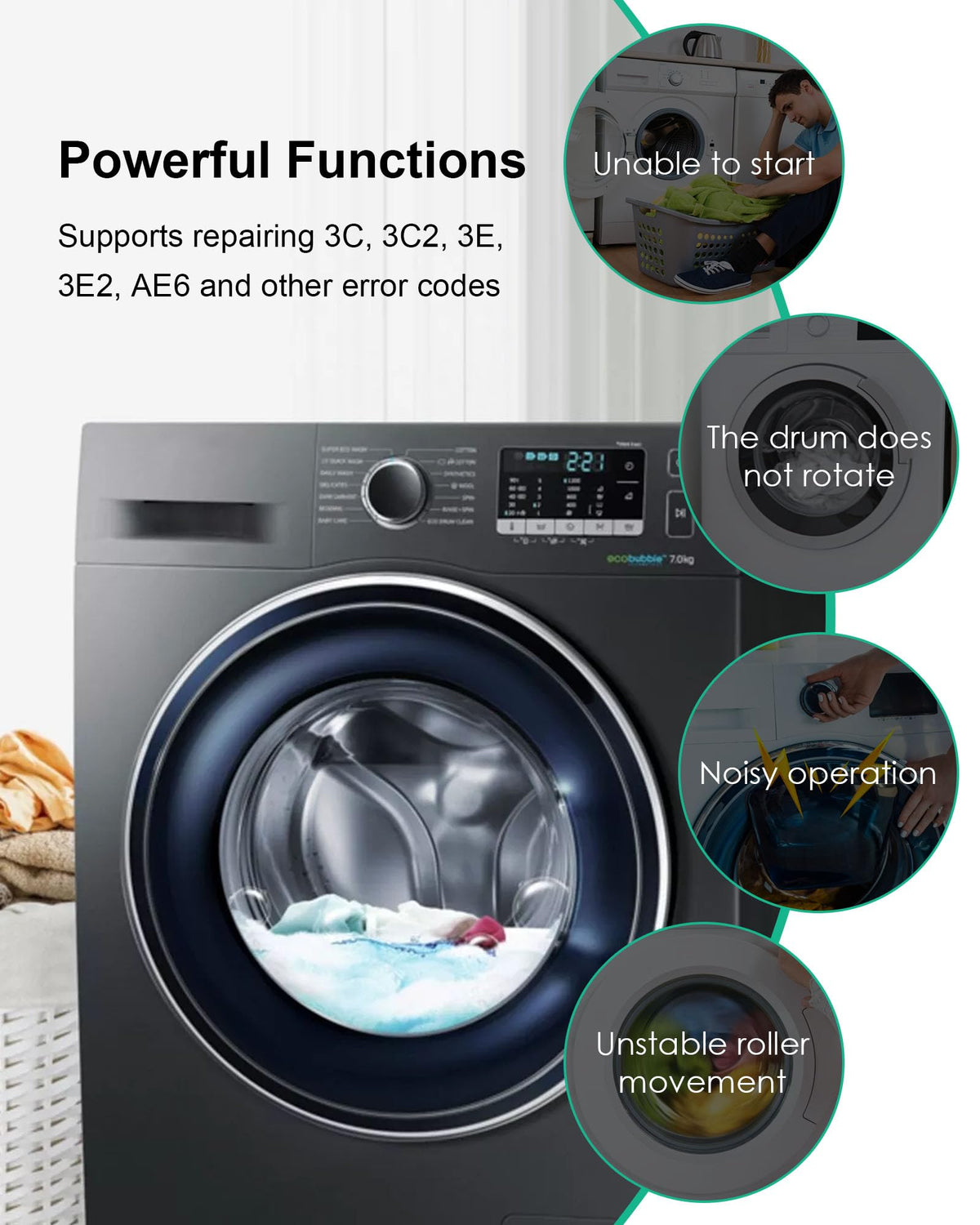 JUFZQO sealed waterproof casing detail demonstrating moisture protection and reliability