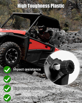 JUFZQO side profile showing thick plastic construction resisting impacts