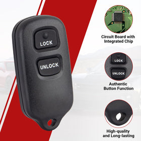 Jugmew remote attached to car keyring demonstrating ready-to-use replacement