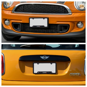 JULOPO frame installed on Mini Cooper showing seamless integrated look benefit