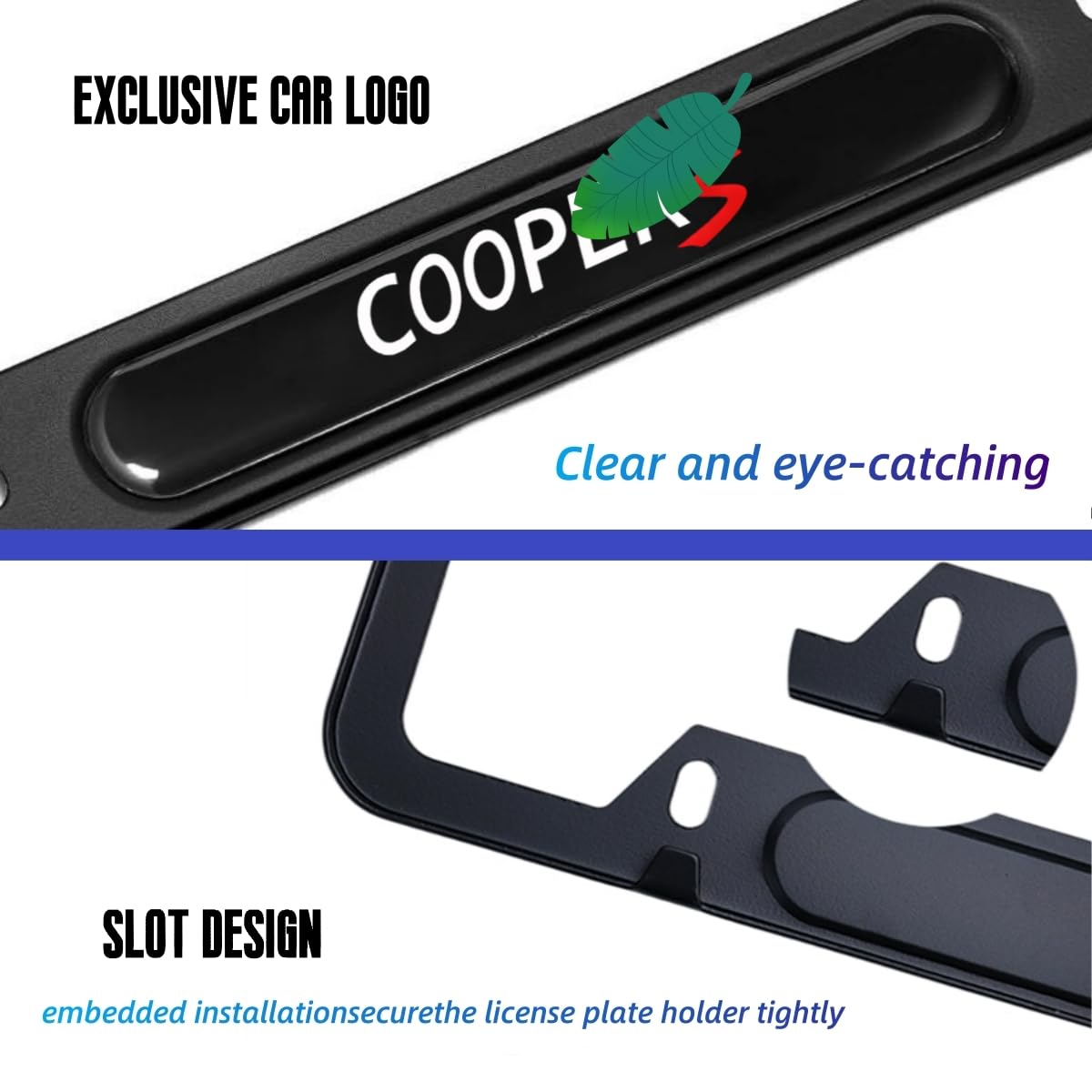JULOPO rear view frame with hardware included for secure mounting benefit