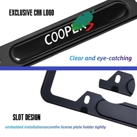JULOPO rear view frame with hardware included for secure mounting benefit