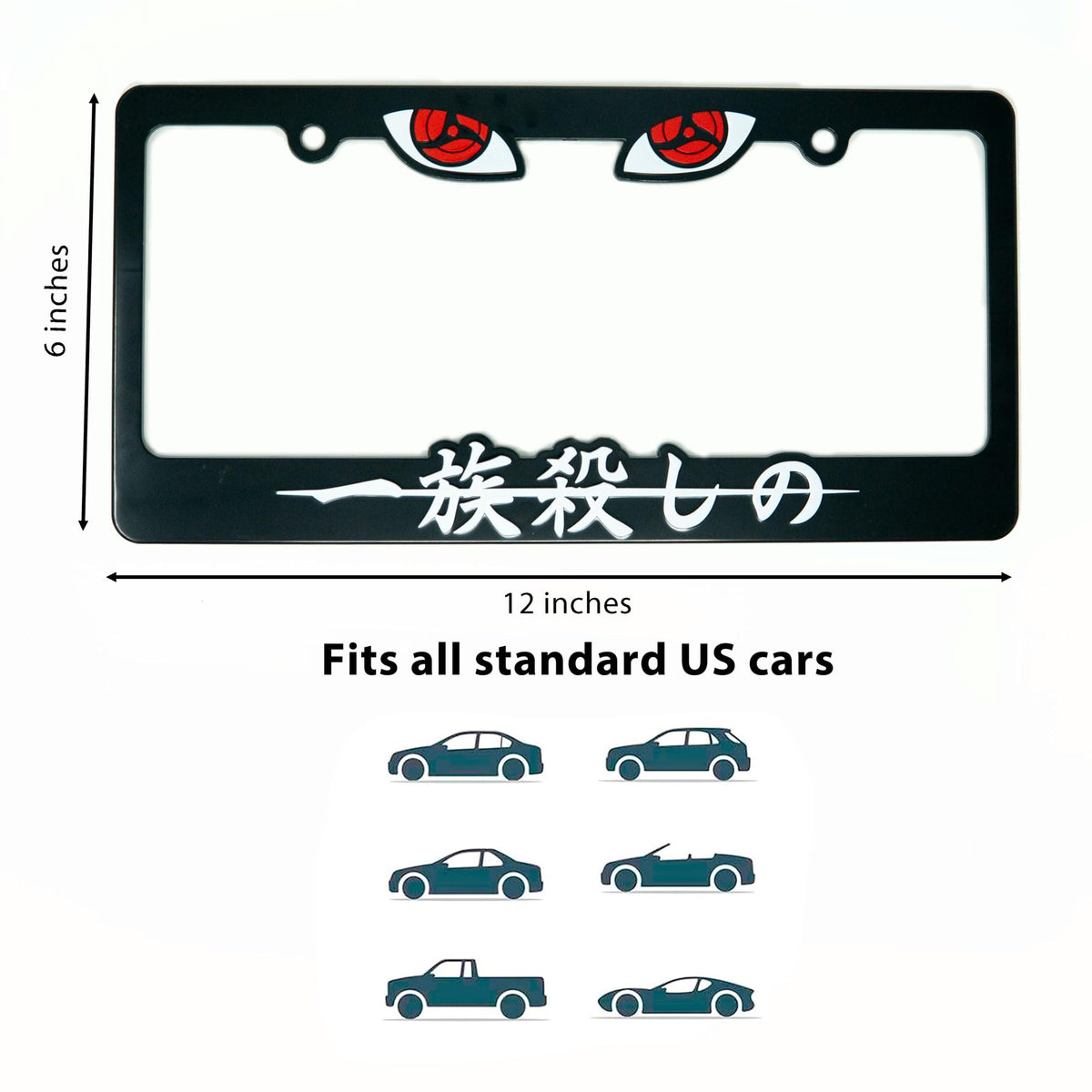julzsenpai frame mounted on car illustrating easy installation and style