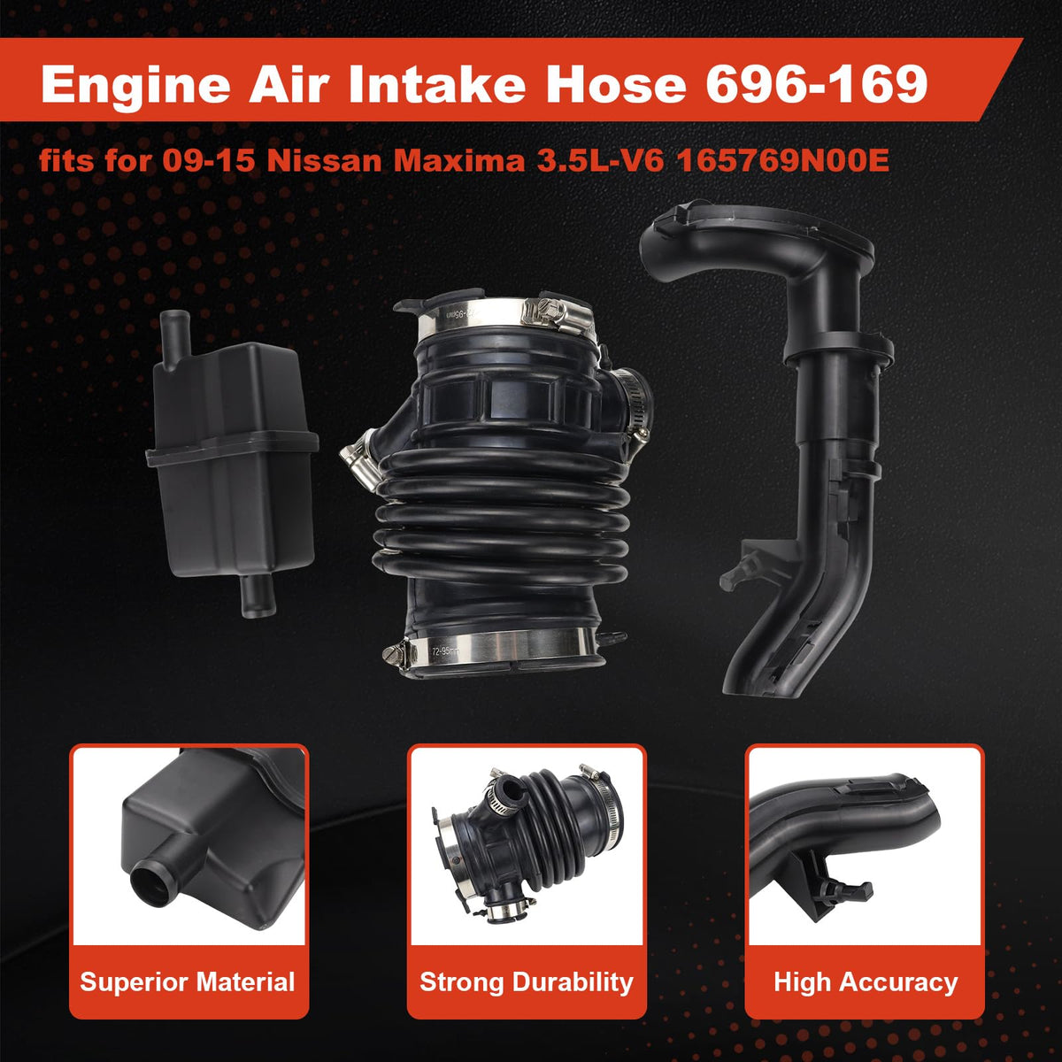 JUMOPARTS detailed view of hose connections showing secure fittings and leak-preventing design