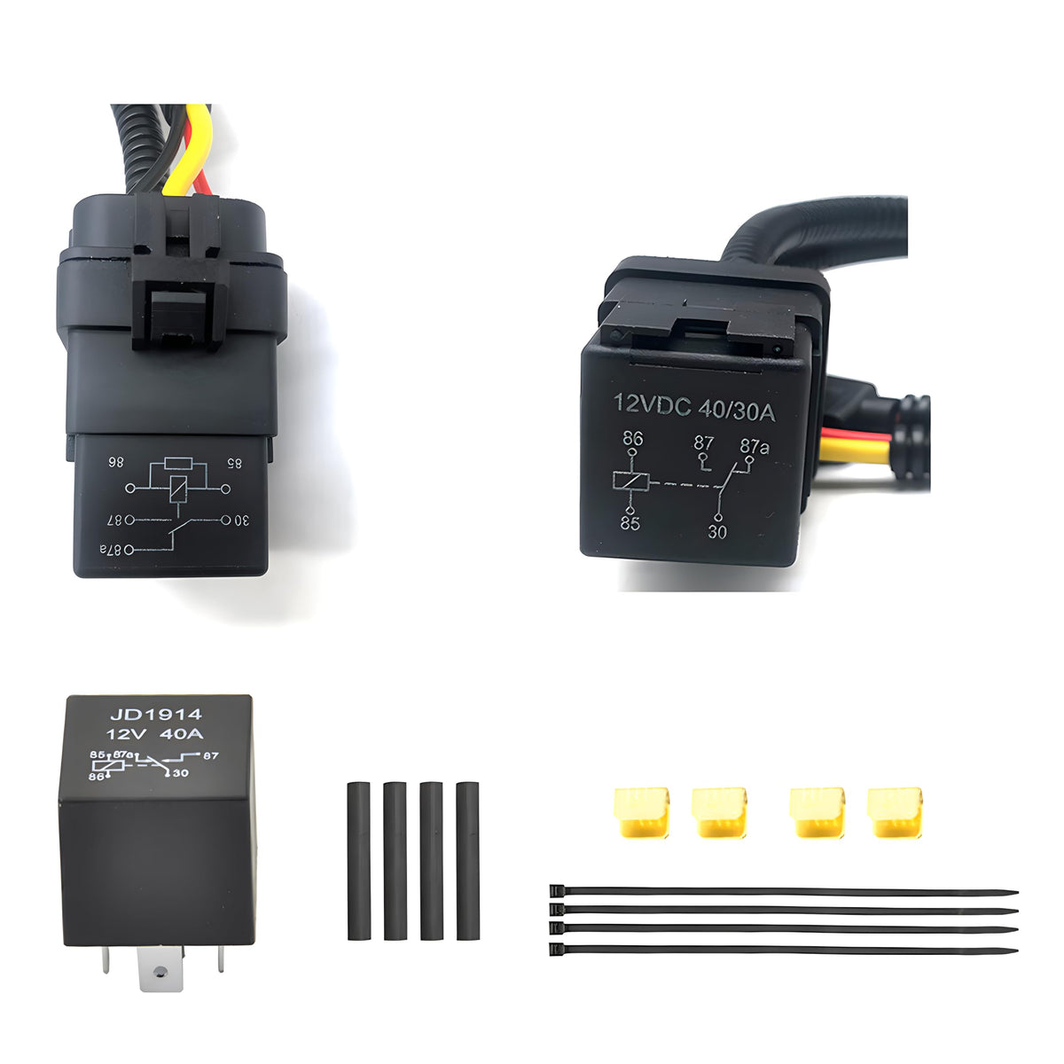 JUNRUO wiring harness installed in vehicle, demonstrates easy plug-and-play benefit