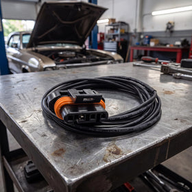 JUNRUO wiring routed under hood illustrating tidy installation benefit