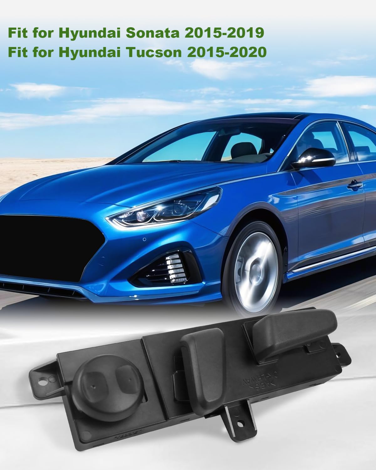 JUQAFY side profile of seat switch displaying slim profile and durable construction benefit