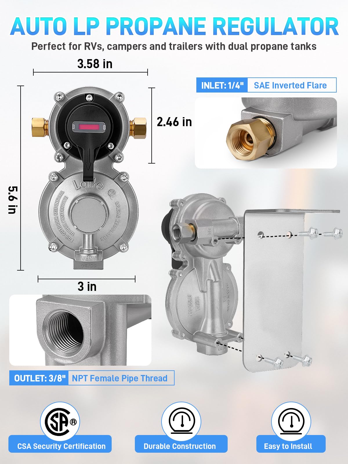 JURPLIX close-up of brass fittings highlighting corrosion resistance and leak prevention