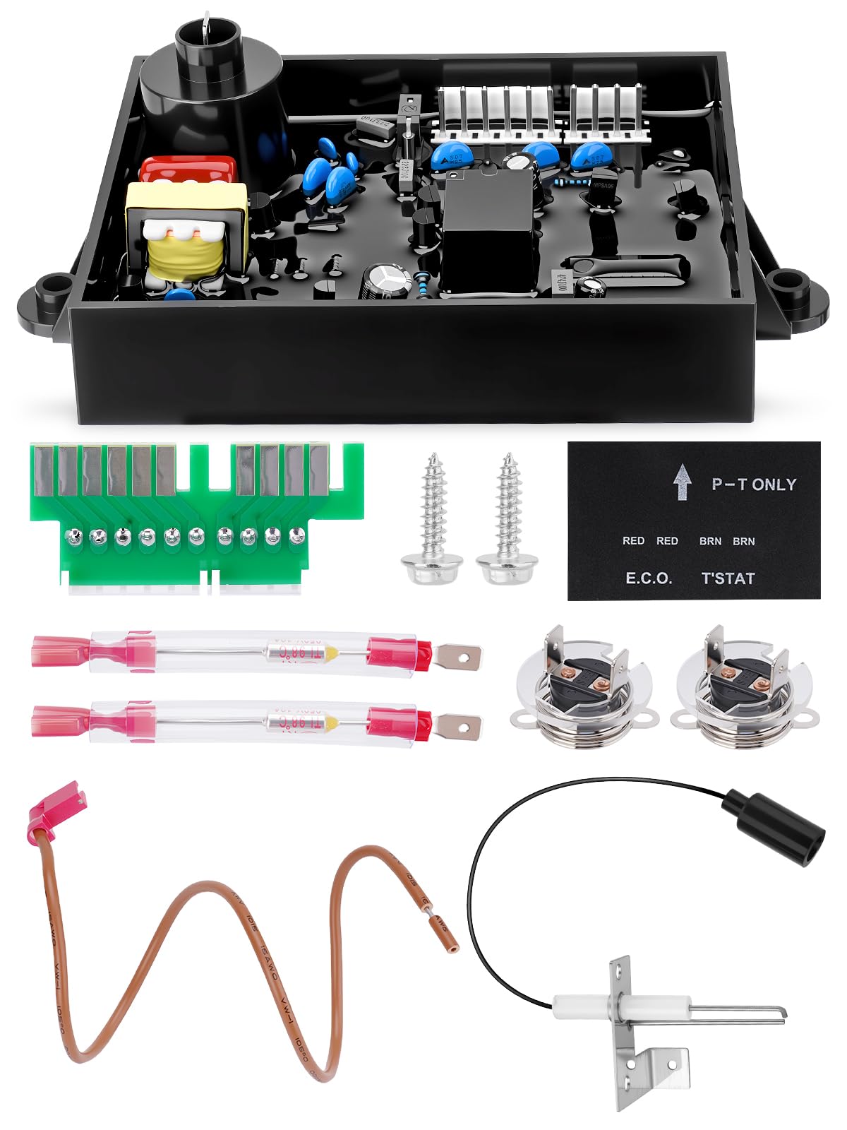 JURPLIX front packaging showing the complete 3-in-1 RV water heater kit benefits
