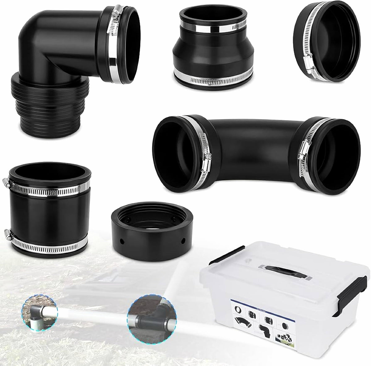 JURPLIX front packaging kit case showing organized fittings and portability