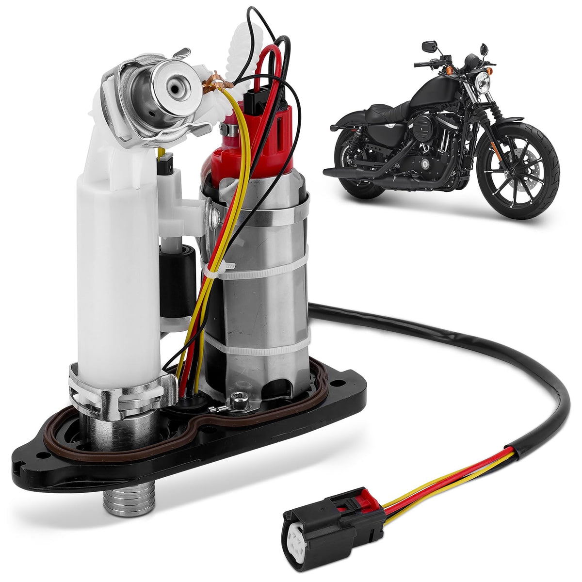 JURPLIX front view of fuel pump module showing fit and fast installation benefit