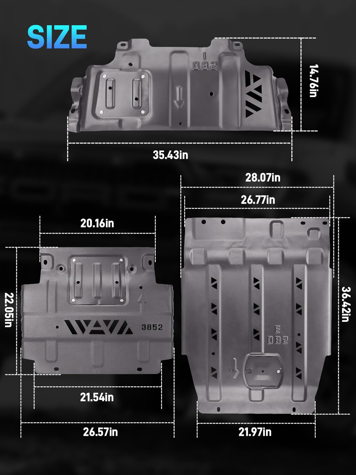 JURPLIX included hardware and instructions for easy bolt-on installation benefit