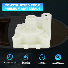 JURPLIX installed in outboard pump demonstrating restored cooling circulation