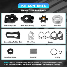 JURPLIX kit components laid out to show included gaskets seals and hardware for easy installation