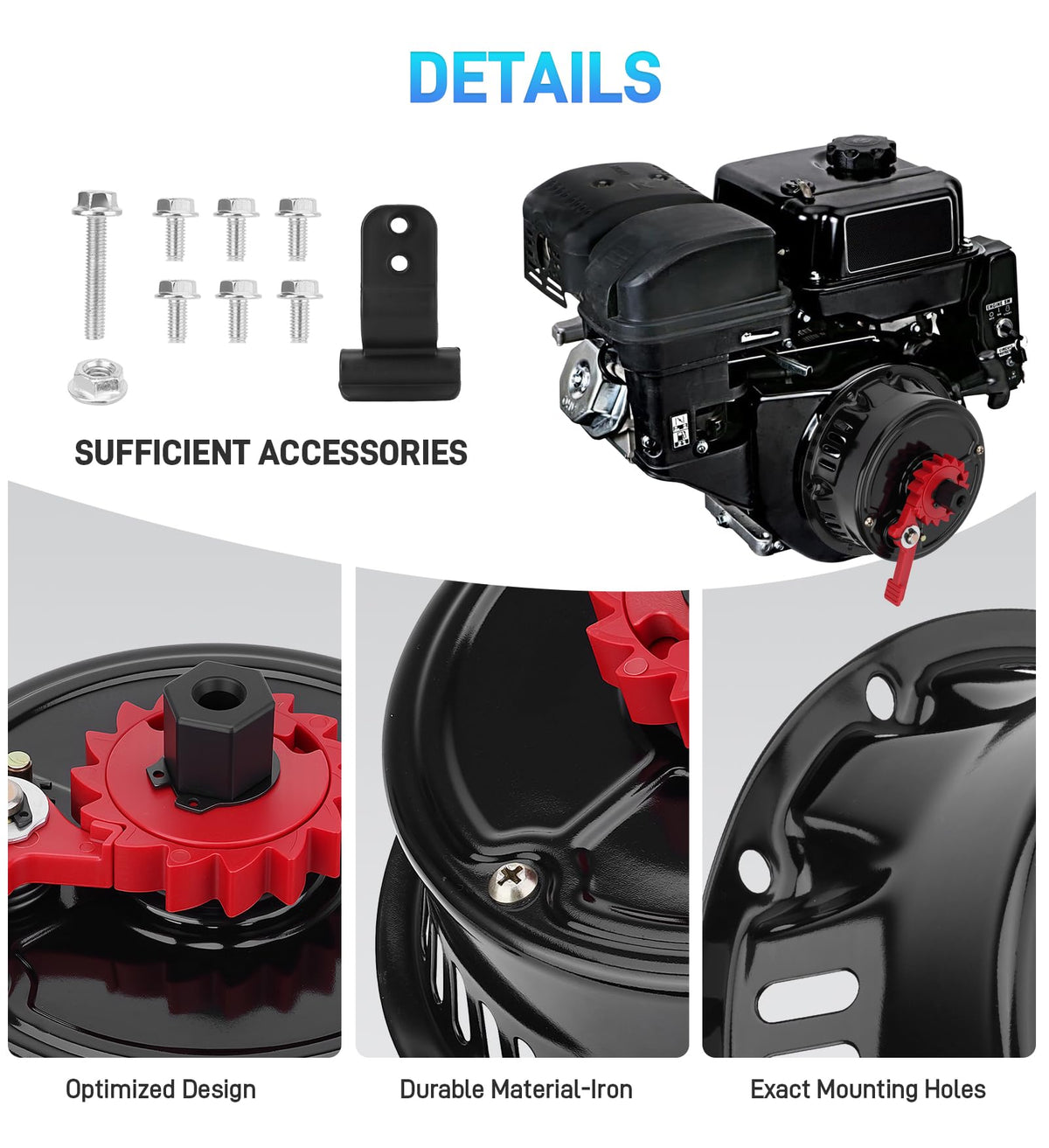 JURPLIX starter mounted on mini bike blower housing illustrating hassle-free installation