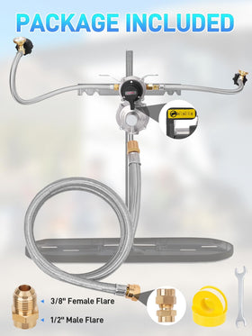 JURPLIX package contents laid out for quick installation and complete accessory set