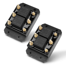 JURPLIX relay front view showing dual modules and mounting for reliable motor control