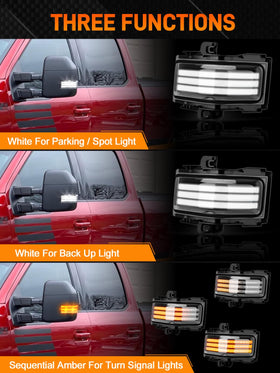 JURPLIX side profile mounted on mirror housing demonstrating low-profile integration