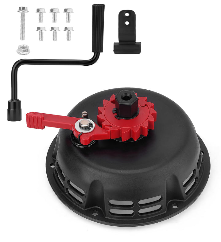 JURPLIX starter front assembly showing fitment for mini engines and easy swap