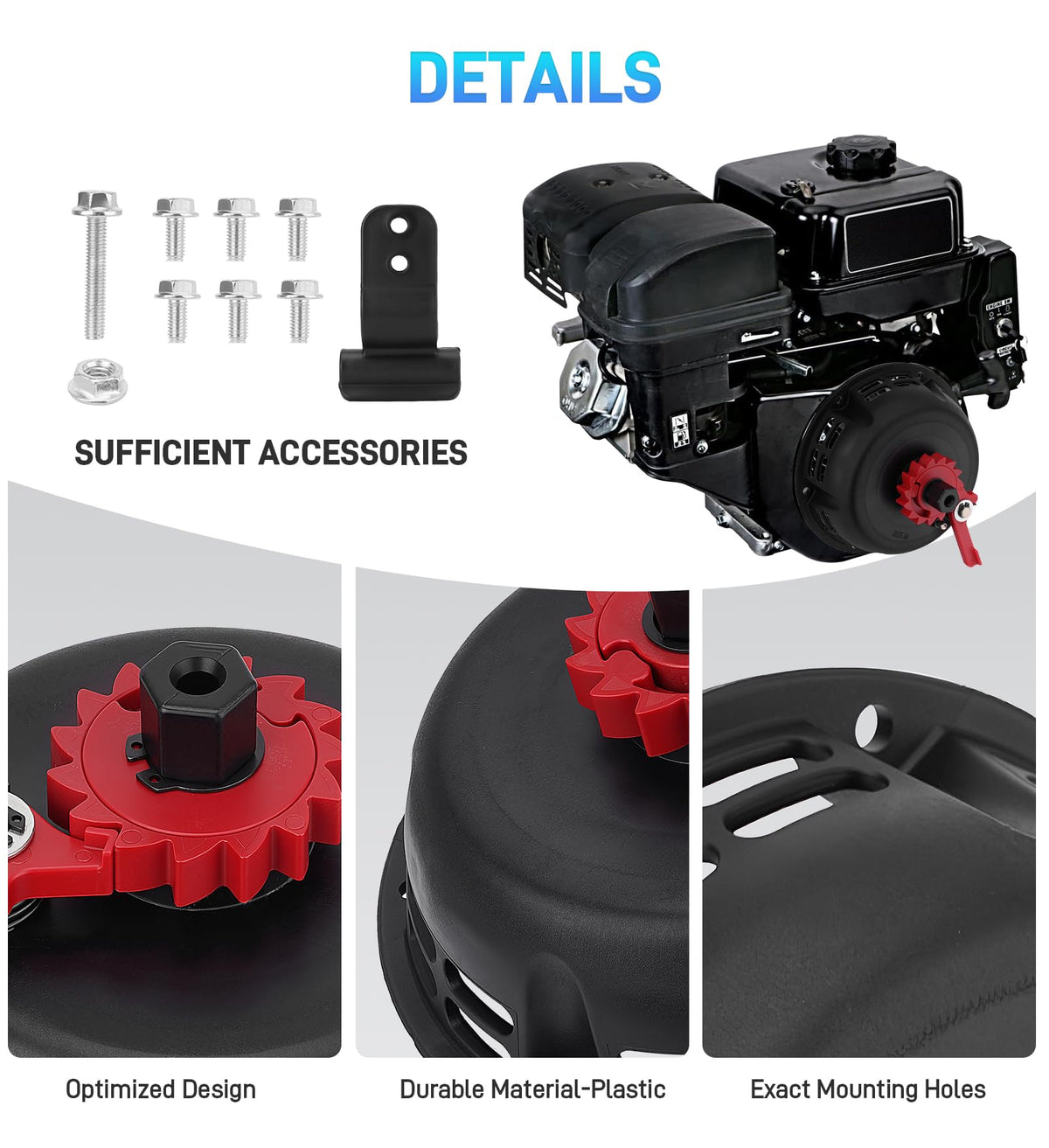 JURPLIX starter installed on engine demonstrating compatibility and fit