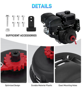 JURPLIX starter installed on engine demonstrating compatibility and fit