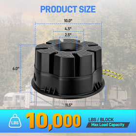 JURPLIX durable storage bag keeping the jack block protected and portable