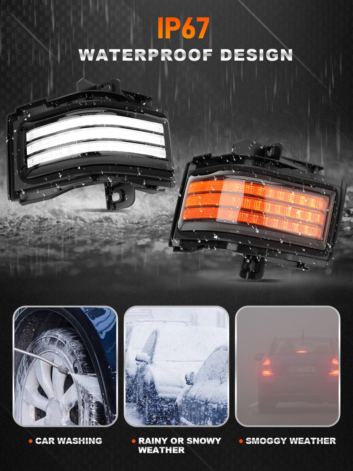 JURPLIX white daytime running light illuminated for enhanced presence