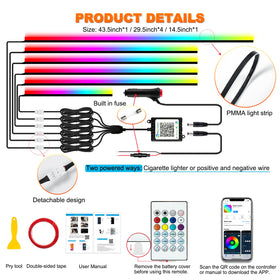 Jushope RF remote and cigarette lighter plug for simple control