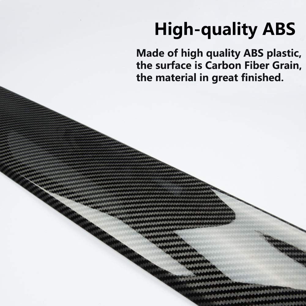 Justautotrim closeup texture detail reveals carbon-fiber grain and UV finish benefit