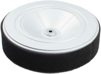 JustCar front view air filter and pre-filter showing fit and protection