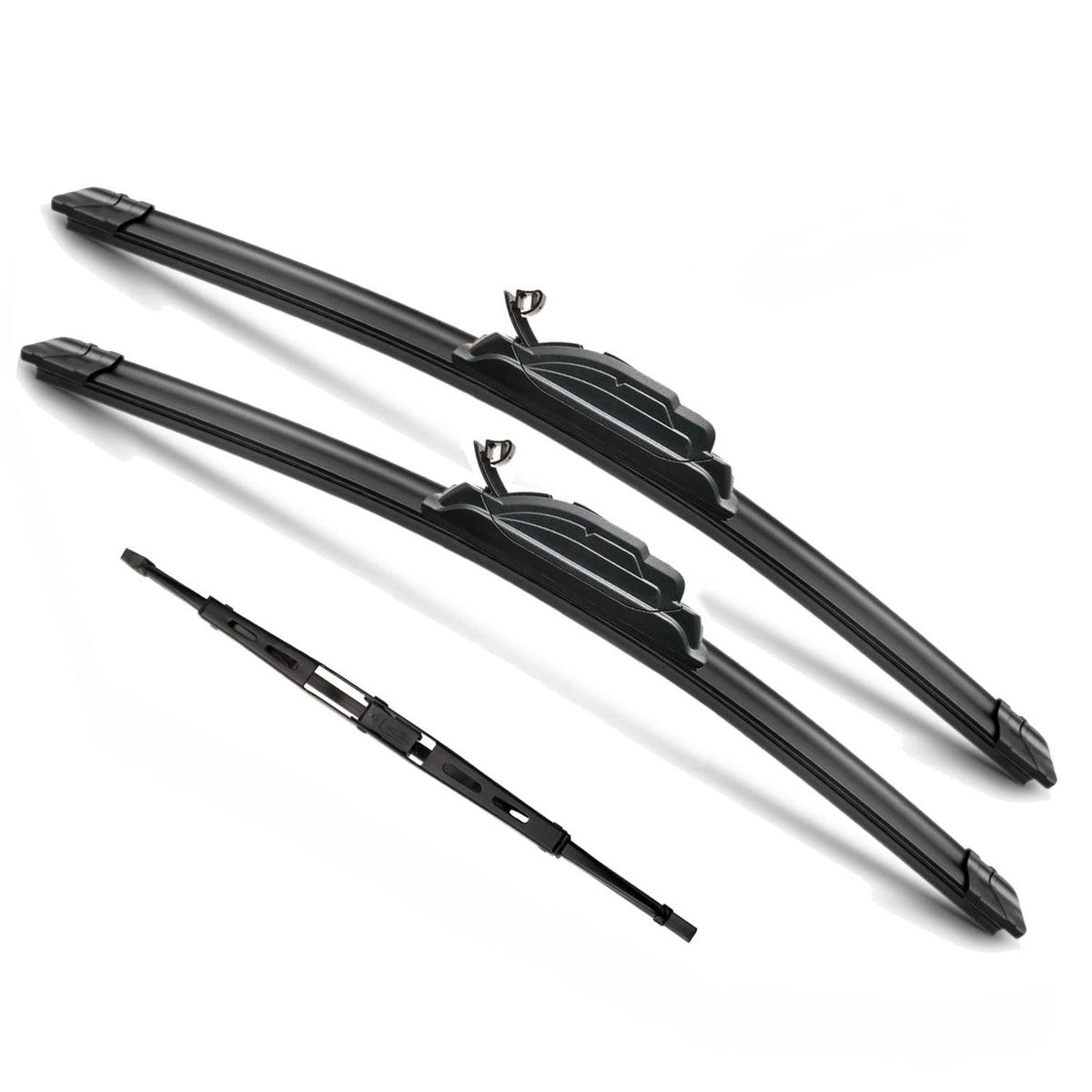 JustCar front pair packaging showing contents and fitment benefit